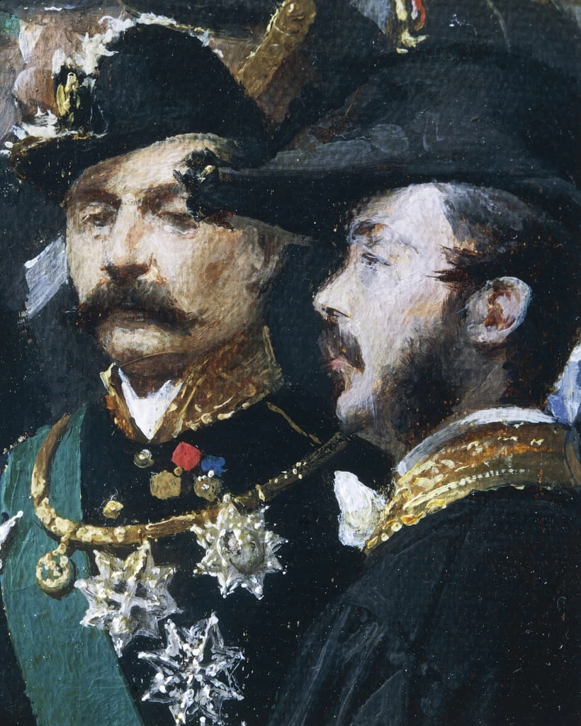 Posa prima pietra della Galleria di Milano il 7 marzo 1865 - dettaglio